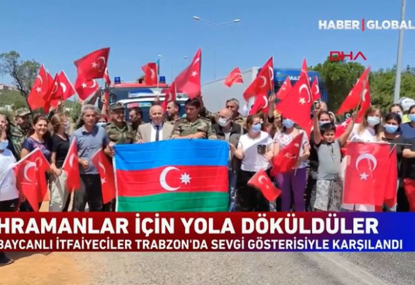 “Haber Global”dan vətənə qayıdan yanğınsöndürənlərimizlə bağlı reportaj: “Bütün Türkiyə duyğulandı”
